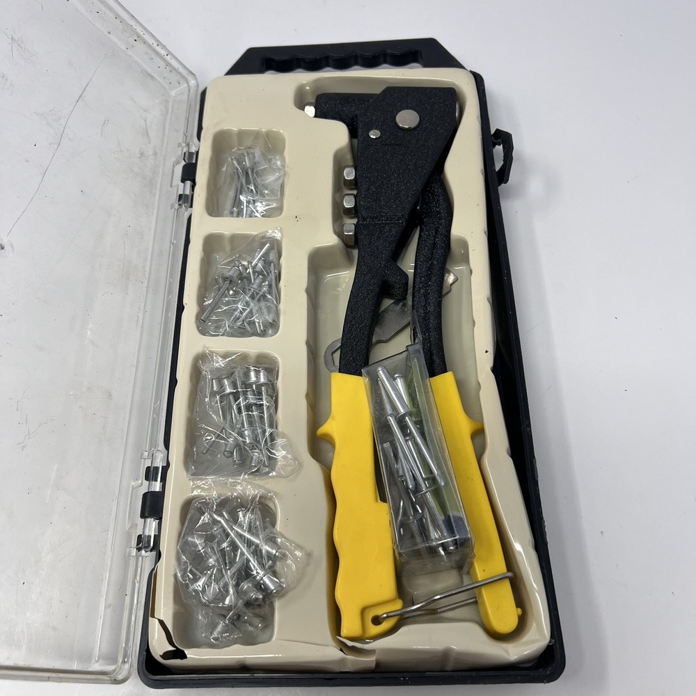 PERFORMANCE TOOL W2017C Hand Riveter Set - Rivet Set with Rivets Works Great - Picture 13 of 16
